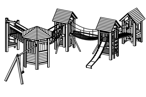 Buildings and combination elements