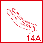 The slide is manufactured from fiberglass reinforced concrete as a single unit; high stability thanks to excellent breaking and tensile strength; no joints or connections; weatherproof, UV-resistant and easy to maintain; unique surface structure Ja