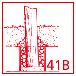 Palisaden werden in Schalungsringe gesetzt und verfüllt. Durch Verzicht auf Beton ergeben sich: einfachere Wartung, längere Lebensdauer, sofortige Nutzbarkeit nach Einbau sowie wiederverwendbare Schalungsringe und rückstandsfreie Demontage Ja