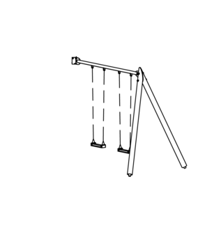 High Twin Swing special, h=3m