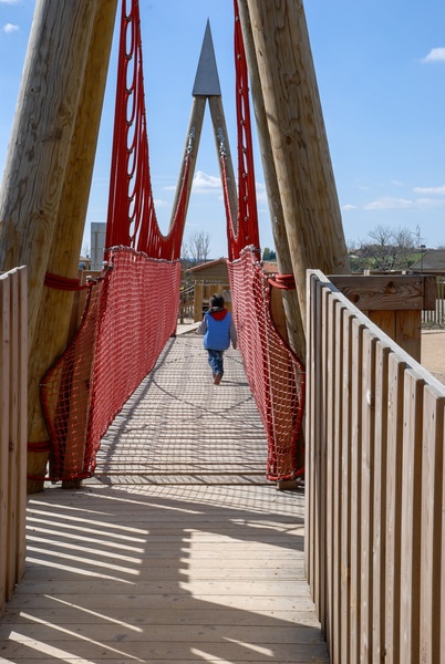 Suspension Bridge for Wheelchair Users
