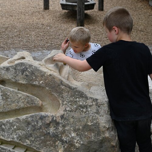 Sandstone marble run