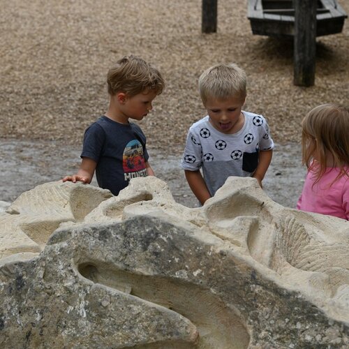 Sandstone marble run