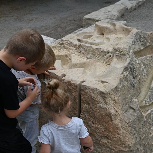 Sandstone marble run
